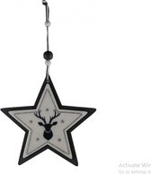 magic-deco-kersthanger-star-11-cm-hout-donkerblauw-zilver
