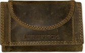 Leather FOX - anti-skim - hoge kwaliteit portemonnee leer - Handgemaakt - cadeautjes, cadeau voor haar/hem - Portemonnee - Bruin