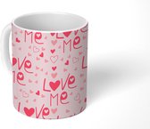 Mok - Koffiemok - Love - Design - Valentijn - Mokken - 350 ML - Beker - Koffiemokken - Theemok