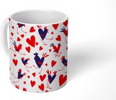 Mok - Koffiemok - Haan - Liefde - Valentijn cadeautje voor hem - Mokken - 350 ML - Beker - Koffiemokken - Theemok