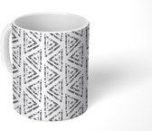 Mok - Koffiemok - Piramide - Patronen - Abstract - Mokken - 350 ML - Beker - Koffiemokken - Theemok