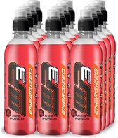 MP3 - Energized (Red Punch - 12 x 500 ml) - Hypertone sportdrank - 6 liter