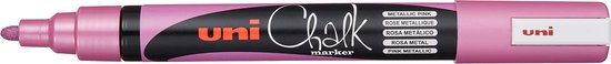 Uni-Ball Chalk Marker - krijtstift - metallic roze - 5mm punt - verwijderbaar