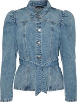 Vero Moda VMNALA LS DENIM JACKET Dames Jackt Ligt Blue Denim - Maat XS