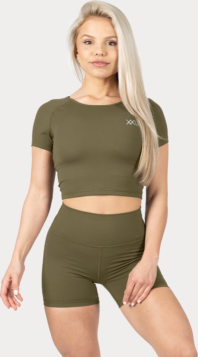 Remotion Crop Top - Army - S