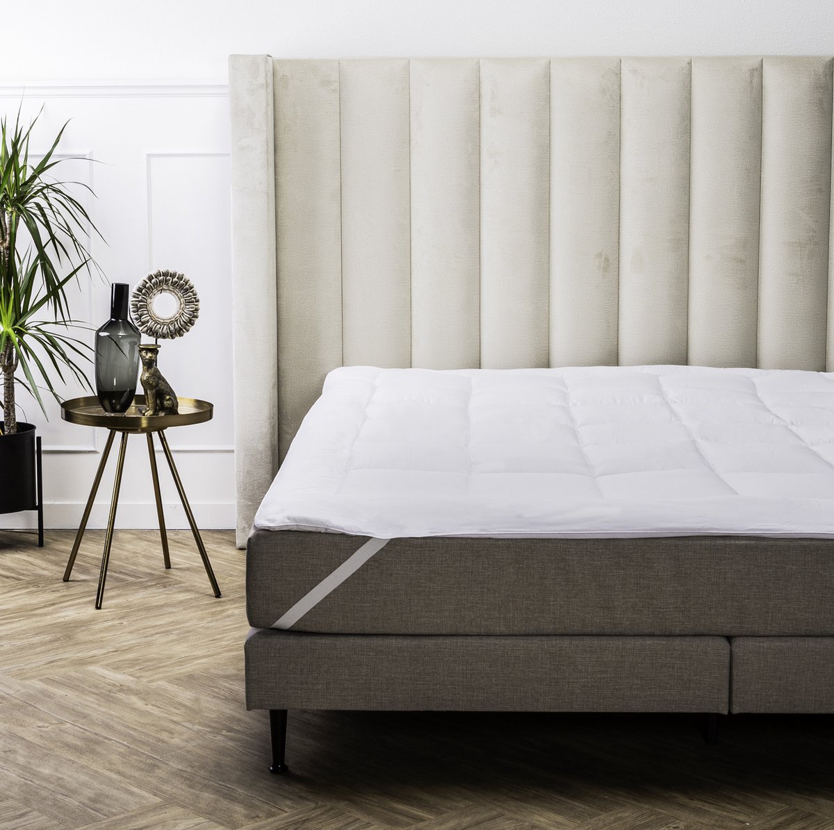 Swiss Nights Verkoelend Tencel Oplegmatras - 140x200 - Wit