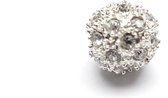 Art & Pearls – 15 bollen met bergkristal – 12 mm - Anti-allergisch