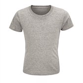 T-shirt kinderen - Grey Melange - 4 jaar