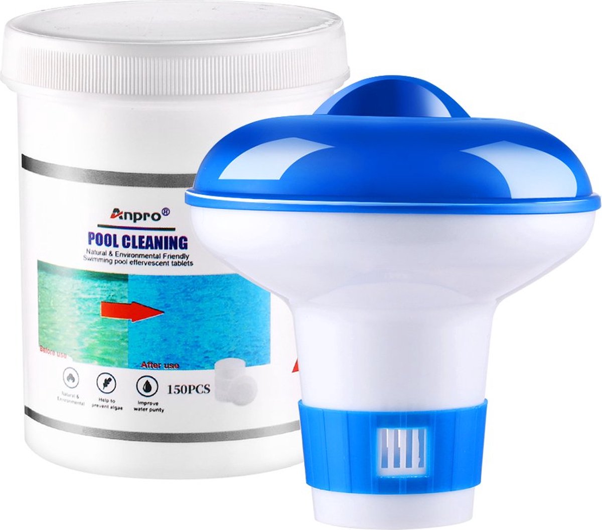 Jacuzzi chloor tabletten langzaam oplossend