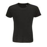 T-shirt kinderen - Deep Black - 10 jaar