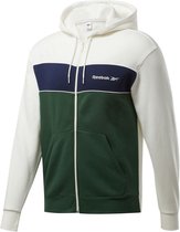 Reebok Cl F Linear Fullzip Sweatshirt Mannen wit L.