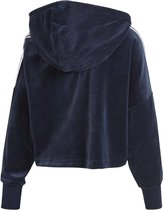 adidas Originals Cropped Hoodie Sweatshirt Vrouwen blauw FR40/DE38
