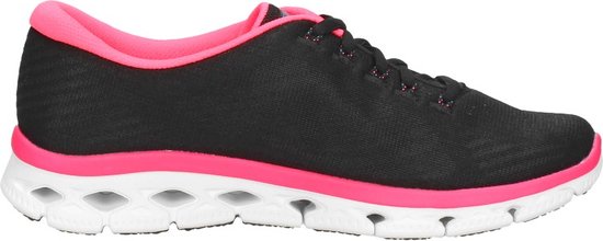 Skechers Glide-Step Flex Sneakers Laag - zwart - Maat 38