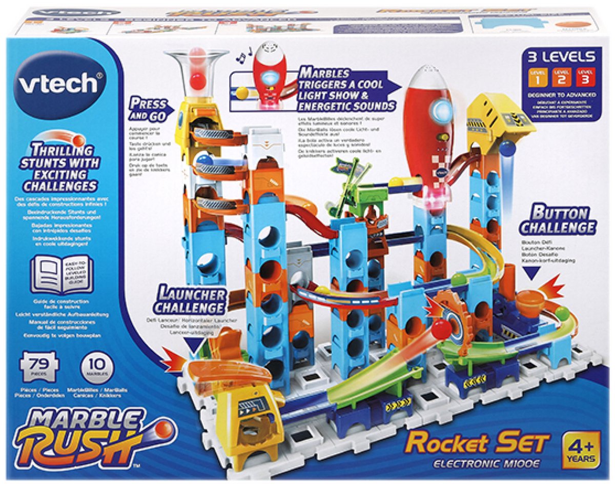 Marble rush - circuits a billes - super action set electronic