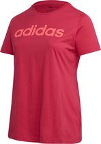 adidas Performance W E Lin S T Inc T-shirt Vrouwen roos 3X (56-58)