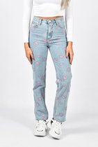 Broek Redial hoge taille flared jeans