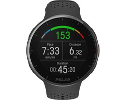 Polar Pacer Pro - Geavanceerd GPS Hardloophorloge - Carbon Gray - Maten S-L