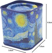 Mini boîte de conserve / boîte de rangement / boîte à thé Vincent van Gogh Starry Night 6cm