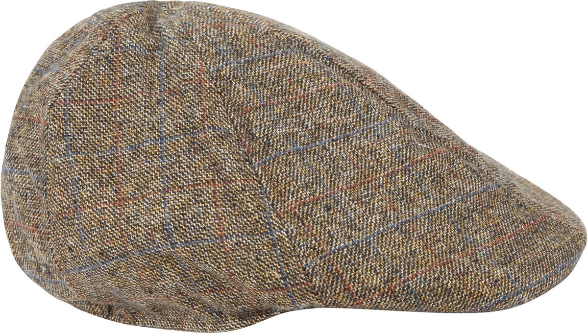 No-Excess Flat Cap Melange Bruin - Dames & Heren