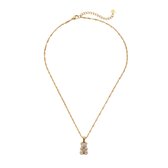 Dottilove Glimmende Beer Roestvrij Stalen Ketting  - Minimalistisch - Goud - Sieraden
