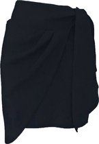 Ba&sh • korte zwarte rok met sjaal Kessy • maat S (1)