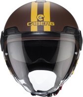 Caberg Uptown - Motorhelm - Jethelm - Bruin/ geel - Maat XS