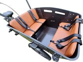 Vogue Superior 3 bakfiets kussens kleur bruin