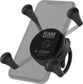 Support de téléphone X-Grip® avec base de guidon à profil bas avec Tie-Rips RAP-460Z-UN7U