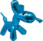 Ballooneez Hond (Blauw) Pluche Knuffel 35 cm {Balloon Dog Plush Toy | Speelgoed knuffeldier knuffelpop voor kinderen jongens meisjes | ballon honden hondje puppy knuffeltje} Teckel