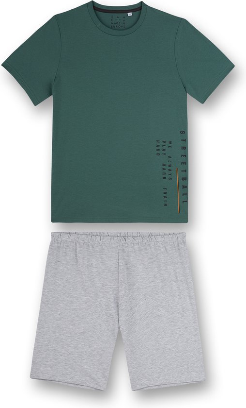 Sanetta pyjama korte broek jongen Sea Pine maat 140