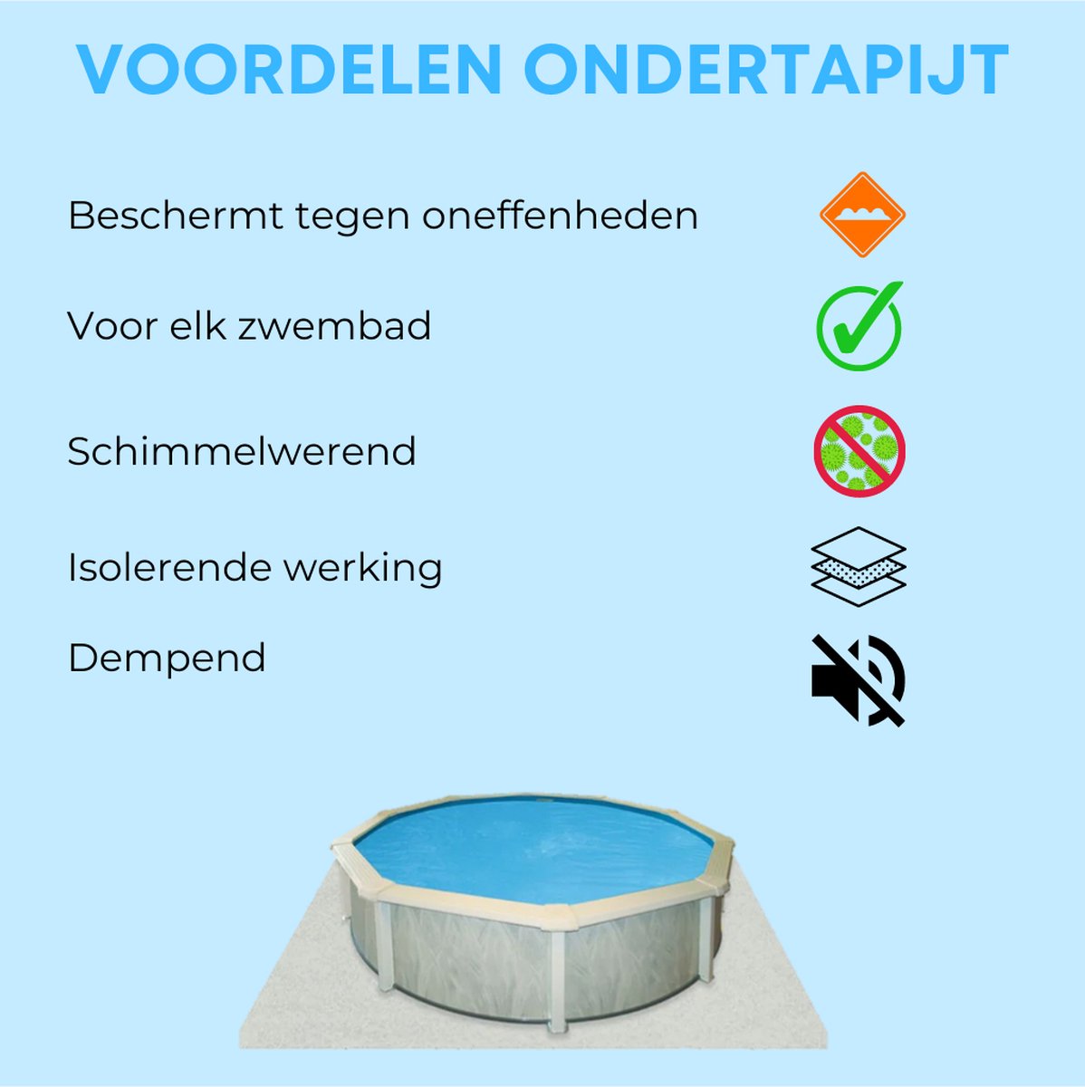 Interline Ondertapijt - Ovaal - 730 x 360 cm