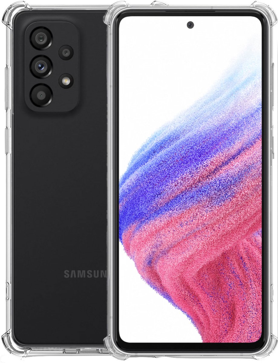 Geschikt voor Samsung A53 5G Hoesje – Shock Proof Case – Cover Transparant