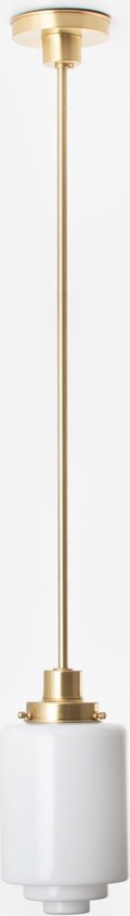 Art Deco Trade - Hanglamp Getrapte Cilinder Medium 20's Messing
