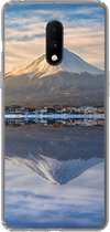 OnePlus 7 hoesje - Iconisch beeld van de Fuji berg in de Japanse prefectuur Yamanashi - Siliconen Telefoonhoesje