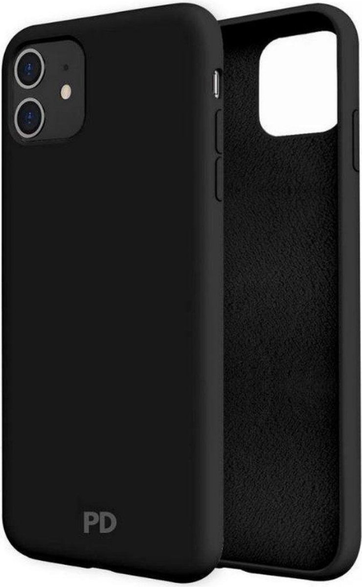 Fooniq Silicone Hoesje Zwart - Geschikt Voor Apple iPhone 11