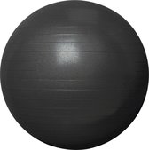 RYZOR Yogabal - Gymbal - Fitnessballen - Zitballen - Pilates bal - Gymnastiekbal - Zwangerschapsbal - Fitness - Yogales - Ergonomisch werken - Sportartikelen - Excercise ball - Swiss ball - Diameter 85 cm - PVC - Zwart