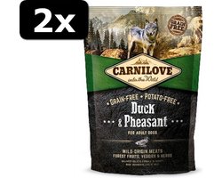 2x CARNILOVE DUCK/PHEASANT AD 1,5KG