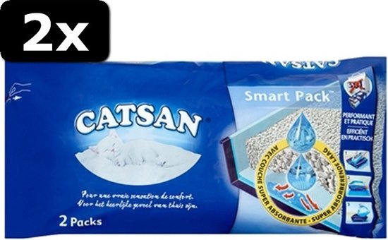 2x CATSAN SMART PACK 2X4LTR