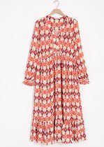 Sissy-Boy - Roze midi jurk met Ikat print