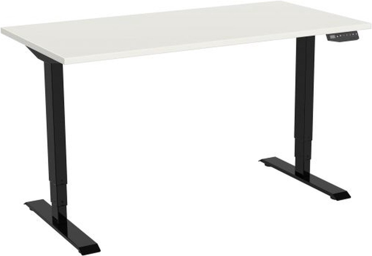 GAME HERO Marvel Bureau Elektrisch Verstelbaar 2 Motorig - Zwart Frame - Wit Blad - 160 x 80 cm®