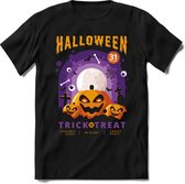 Halloween T-Shirt | Horror Liefhebber Kleding Kado Heren / Dames | Perfect Weerwolf , Monster , Vleermuis en Pompoen Cadeau Shirt | Grappige Zinnen, Spreuken en Teksten | Maat L