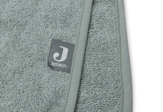 Jollein Gepersonaliseerde Peuter Badponcho Met Naam - Meisje - Jongen - Ash Green van Jollein — afbeelding 2