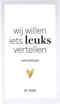 Wensdoosje - Jullie worden opa en oma