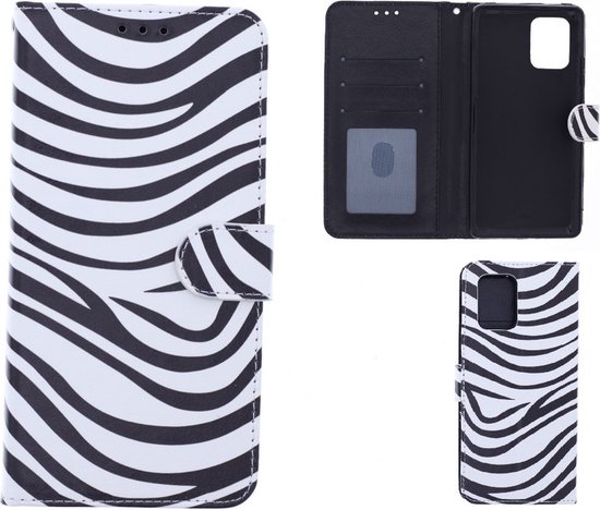 Samsung Galaxy S20 Ultra Bookcase Zebra - étui portefeuille - ZT Accessoires
