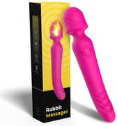 Power Escorts - 52-00024 - Mission pink - Siliconen Massager Roze USB - 9 vibratiestanden - Mini wand - Breng deze warme .. lekker in!