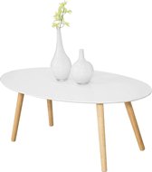 Mara Ovale Salontafel - Salontafels - Koffietafel - Ovaal - MDF - 105 x 60 x 40 cm