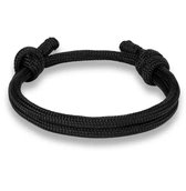 Armband-Zwart- textiel-Schuifsluiting-Basic-Charme Bijoux