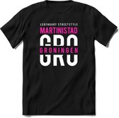 Groningen - Martinistad | TSK Original & vintage | T-Shirt Heren - Dames | Roze | Perfect Cadeau Shirt | Grappige Spreuken - Zinnen - Teksten | Maat 3XL