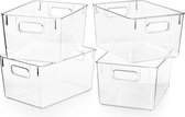 OMID HOME Koelkast organizer 3stuks/ opbergbox / lade Organizer / koelkast bakjes  /  21x21x14cm