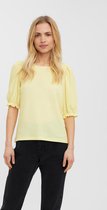 Vero Moda T-shirt Vmpam Ss Top Jrs 10265422 Lemon Meringue Dames Maat - XS